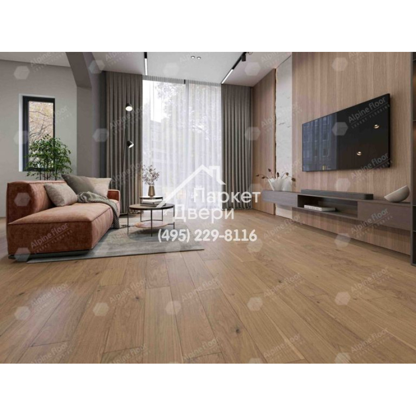 Инженерная доска Alpine Floor Villa Дуб Амаретти EW201-12 400-1200х165х12-3