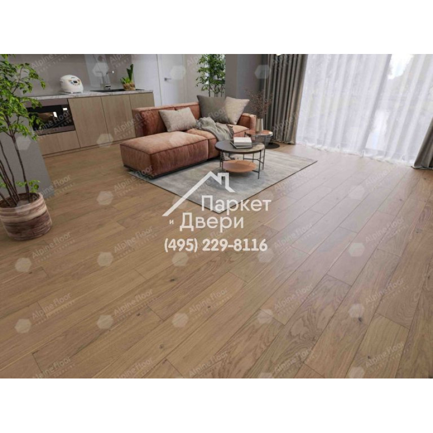 Инженерная доска Alpine Floor Villa Дуб Амаретти EW201-12 400-1200х165х12-2