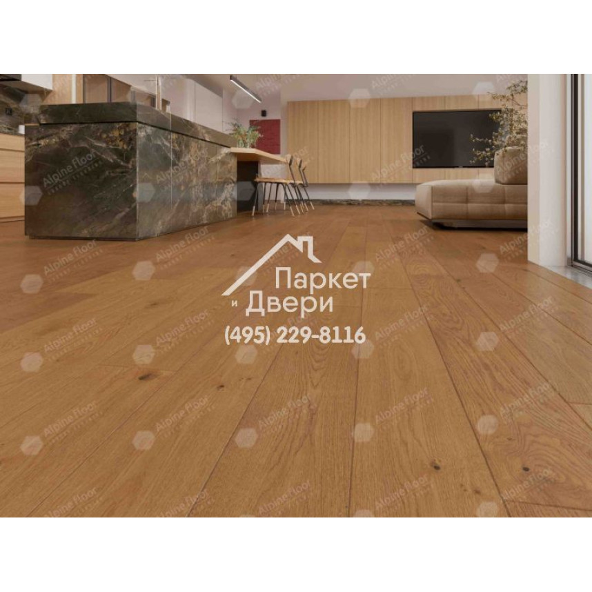 Инженерная доска Alpine Floor Villa Дуб Имбирный EW201-14 400-1200х165х12-3