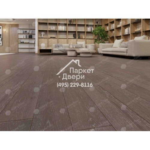 Инженерная доска Alpine Floor Villa Дуб Грей Стори EW201-15 400-1200х165х12