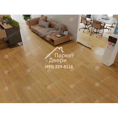 Инженерная доска Alpine Floor Studio Дуб Натур 400-1200x145x12