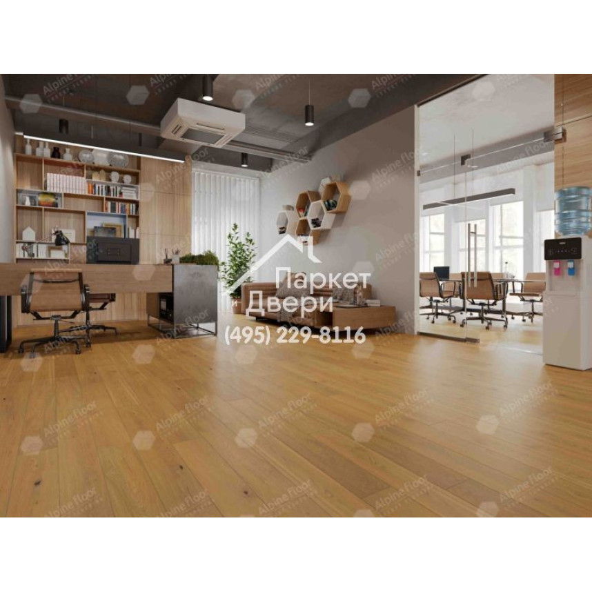 Инженерная доска Alpine Floor Studio Дуб Натур 400-1200x145x12-3