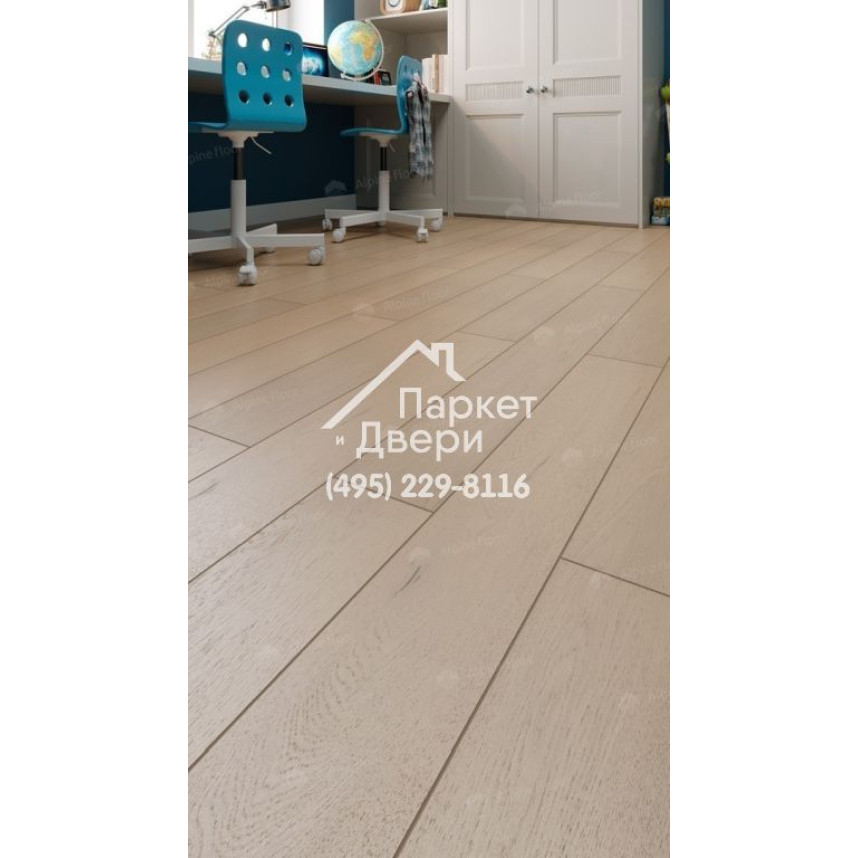 Инженерная доска Alpine Floor Studio Дуб Марципан 400-1200x145x12-2