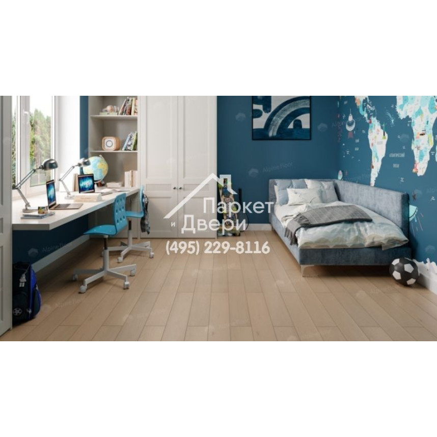 Инженерная доска Alpine Floor Studio Дуб Марципан 400-1200x145x12