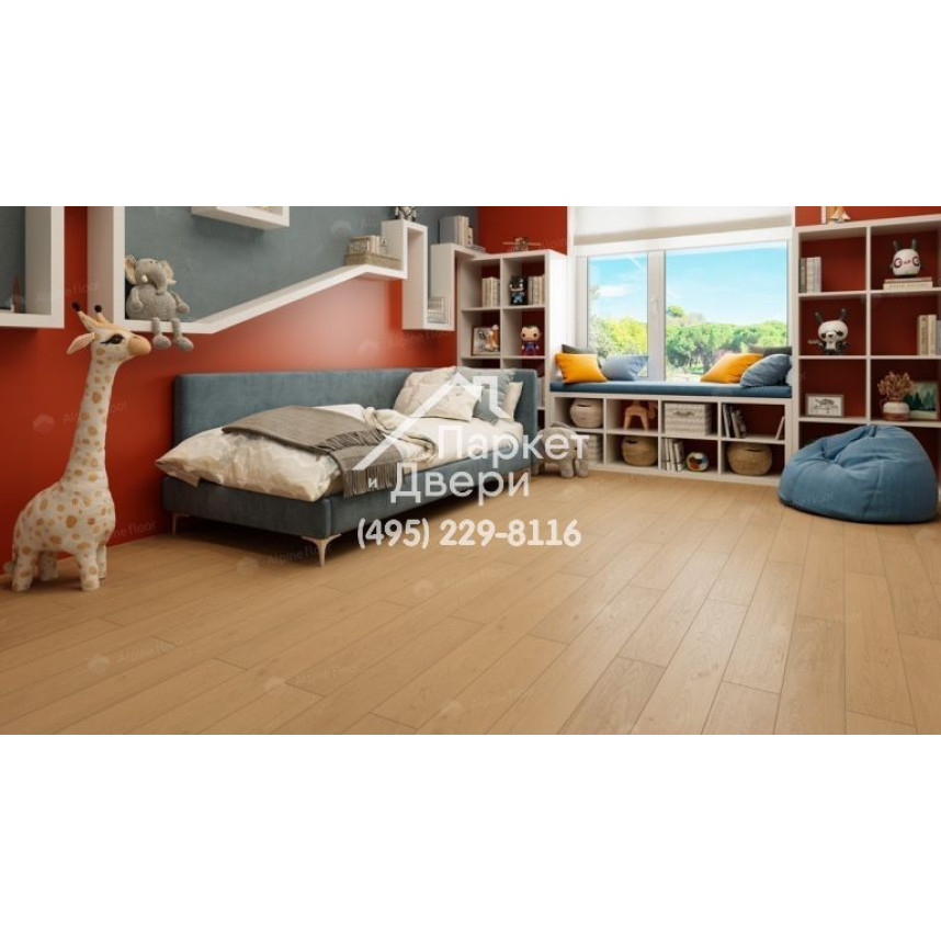 Инженерная доска Alpine Floor Studio Дуб Айвори 400-1200x145x12-1