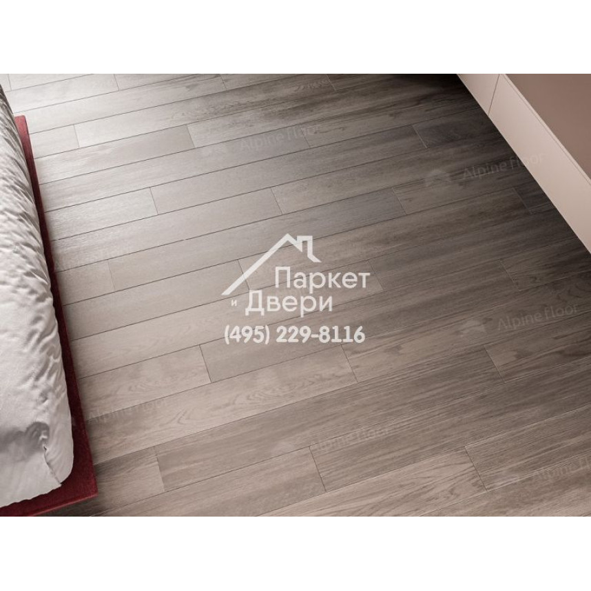 Инженерная доска Alpine Floor Studio Дуб Грей 400-1200x145x12-4