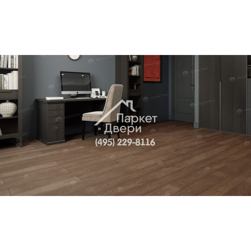 Инженерная доска Alpine Floor Studio Дуб Терра 400-1200x145x12-3