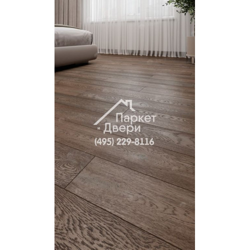 Инженерная доска Alpine Floor Studio Дуб Дымчатый 400-1200x145x12
