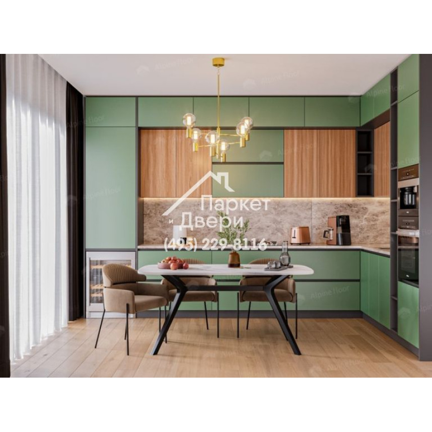 Инженерная доска Alpine Floor Studio Дуб Карамель 400-1200x145x12