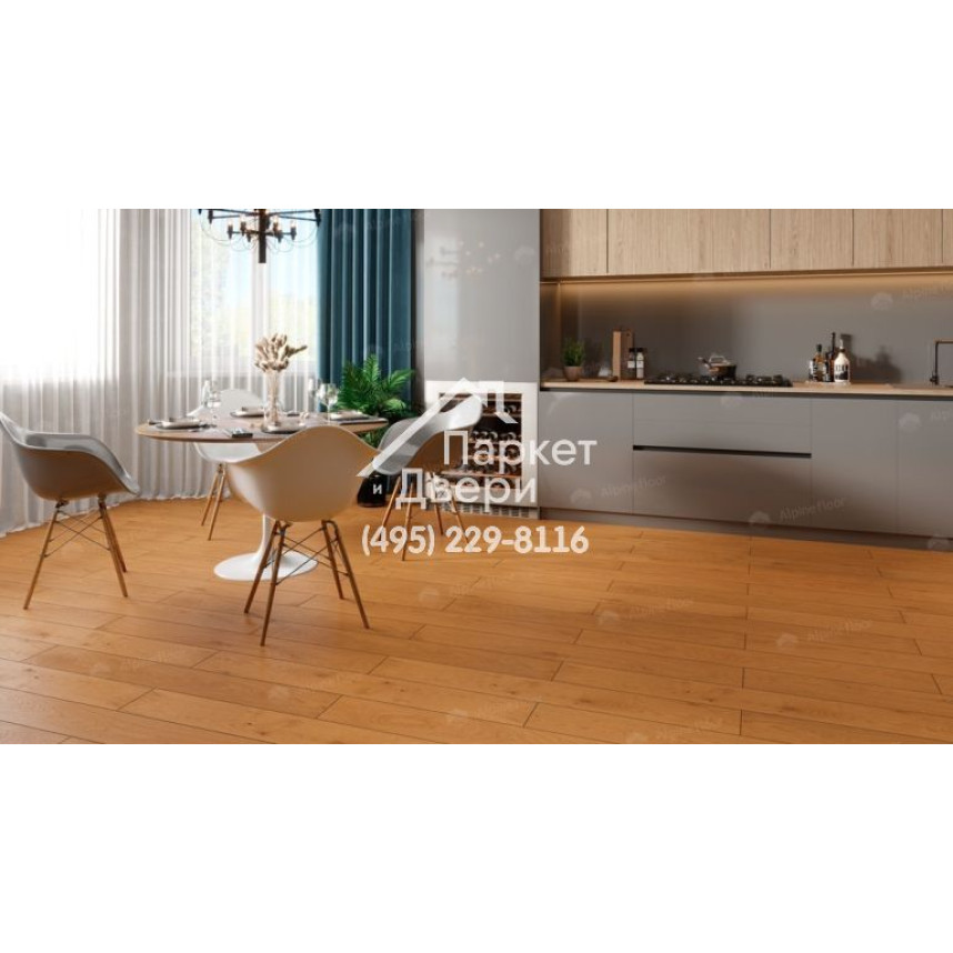 Инженерная доска Alpine Floor Villa Дуб Кальвадос  400-1200x165x12-3