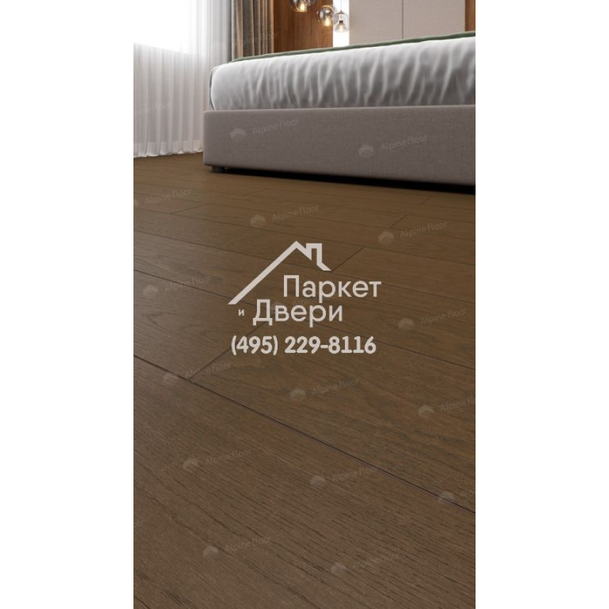 Инженерная доска Alpine Floor Villa Дуб Вулкано  400-1200x165x12-2