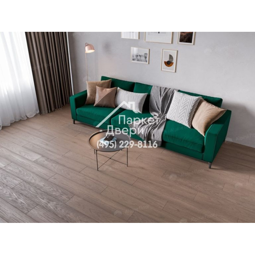 Инженерная доска Alpine Floor Villa Дуб Тобакко  400-1200x165x12-1