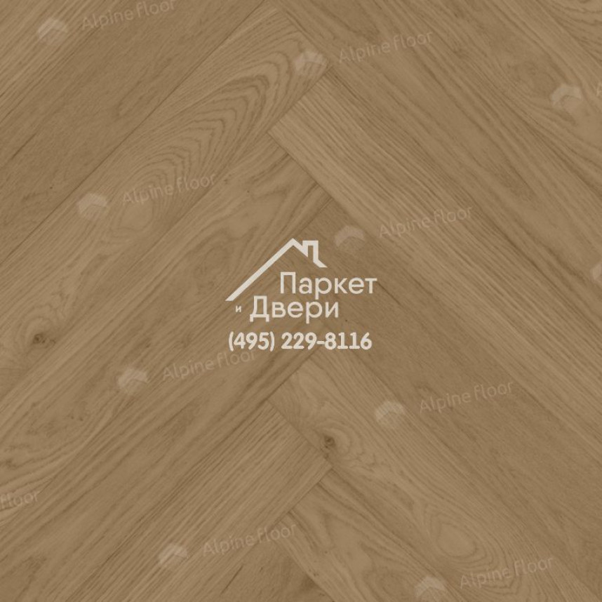 Инженерная доска Alpine Floor Castle Дуб Миндальный EW202-04 венгерская елка 600×120×12-4