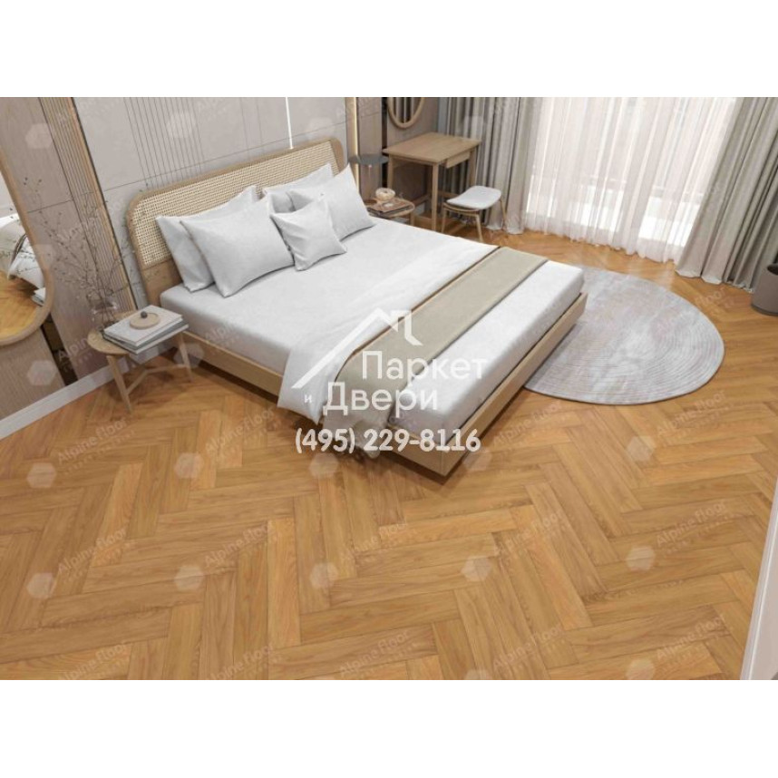 Инженерная доска Alpine Floor Castle Дуб Хани EW202-05 венгерская елка 600×120×12-1