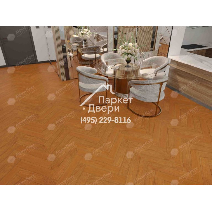 Инженерная доска Alpine Floor Castle Дуб Имбирный EW202-06 венгерская елка 600×120×12-1