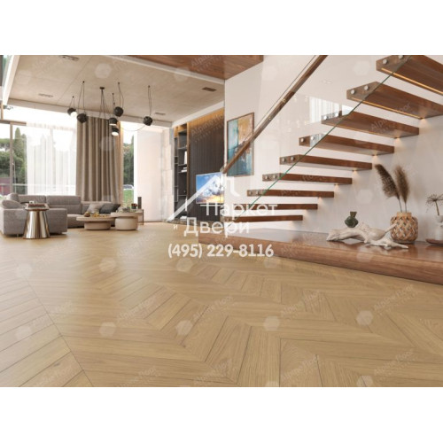 Инженерная доска Alpine Floor Chateau Дуб Миндальный EW203-04