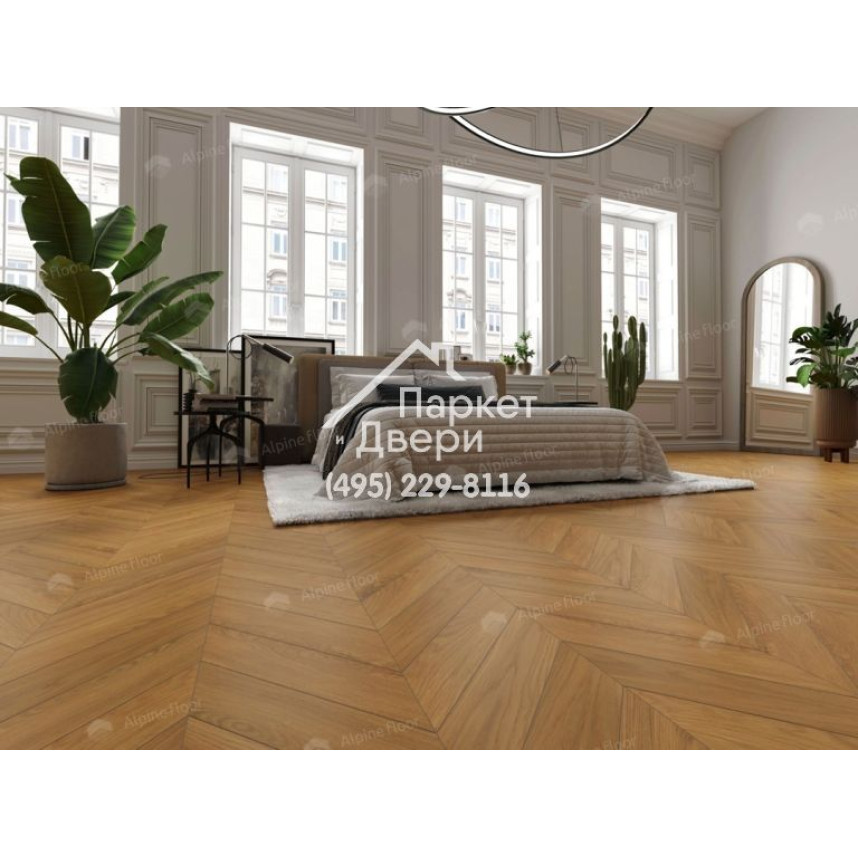 Инженерная доска Alpine Floor Chateau Дуб Хани EW203-05-1