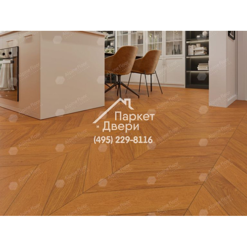 Инженерная доска Alpine Floor Chateau Дуб Имбирный EW203-06-2