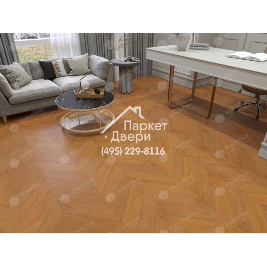 Инженерная доска Alpine Floor Chateau Дуб Кальвадос EW203-07-2