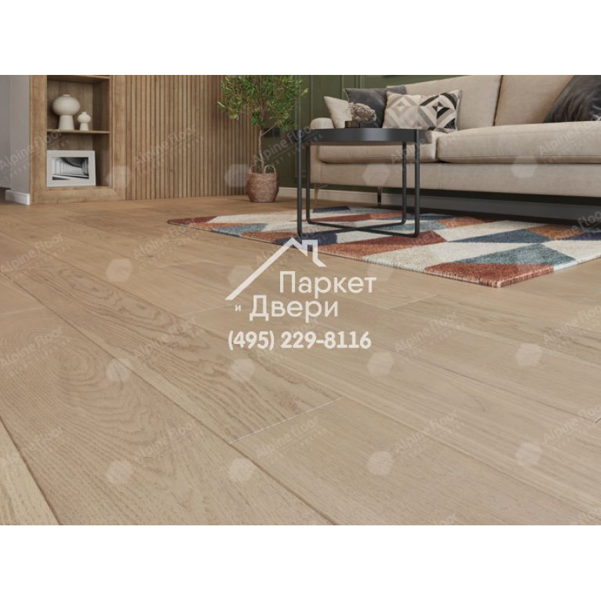 Инженерная доска Alpine Floor Villa Дуб Милкшейк EW201-10-1