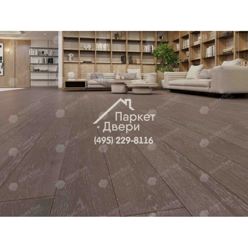 Инженерная доска Alpine Floor Villa Грей Стори EW201-15-1