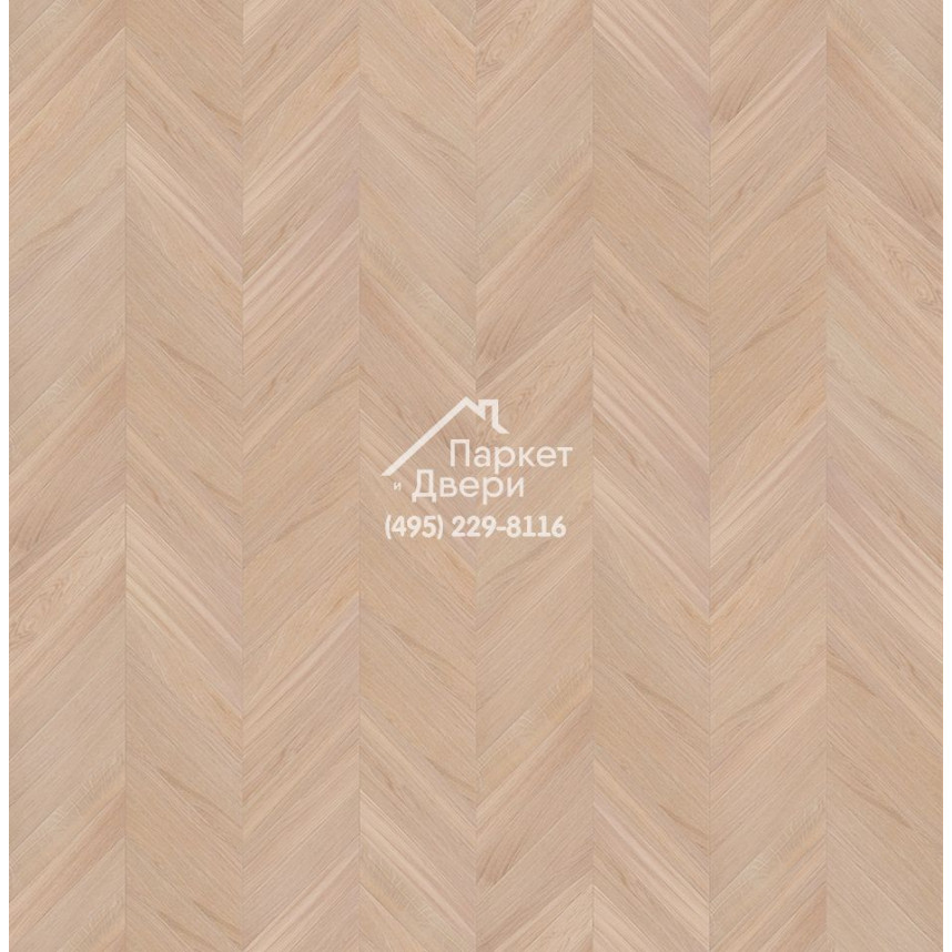 Паркет Французская Ёлка Coswick 60° Дуб Титановый буфф 1192-1831-10, Селект энд Бэттер, 438.78x190x15-1