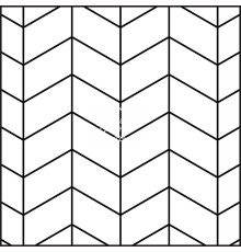 Паркет Французская Ёлка Coswick 60° Дуб Индиго 1183-3856-30, 1 Коон, 438.78x190x19,05