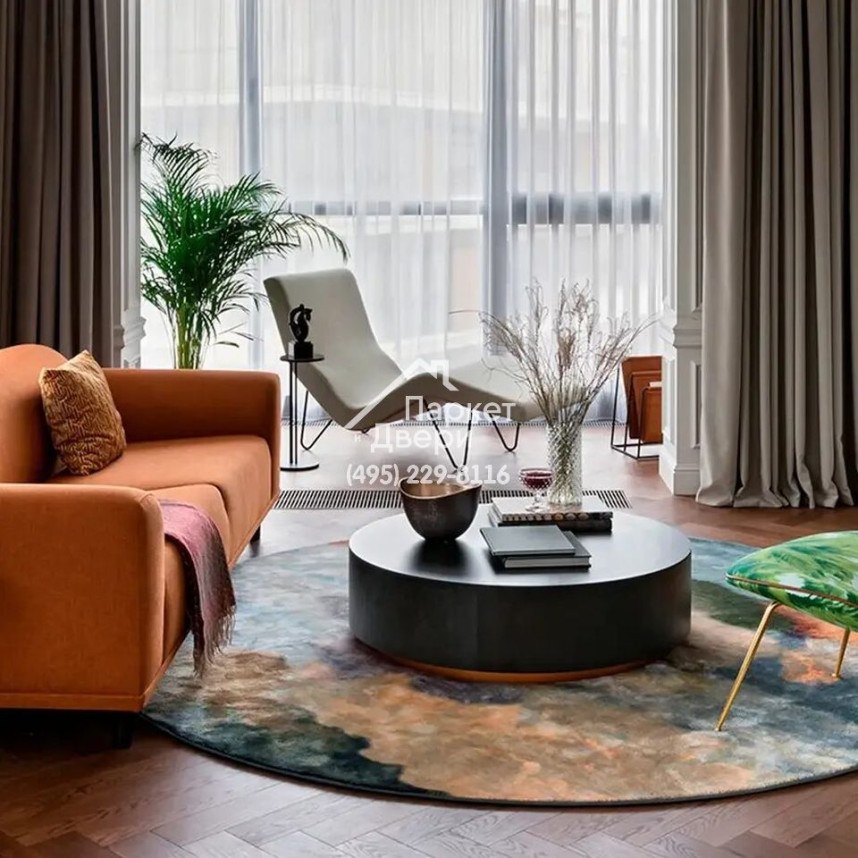 Паркет Английская Ёлка 90⁰ Coswick Дуб Каменный Ручей 1168-1825-10, Селект энд Бэттер, 647.7x107.95x15