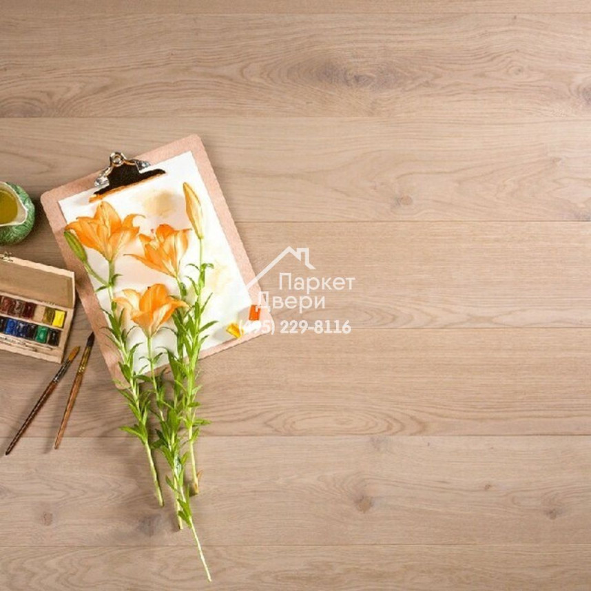 Паркетная доска Coswick Натуральная палитра / Natural Touch collection Дуб Титановый буфф 1167-1831-10  600...2100x127x15-1