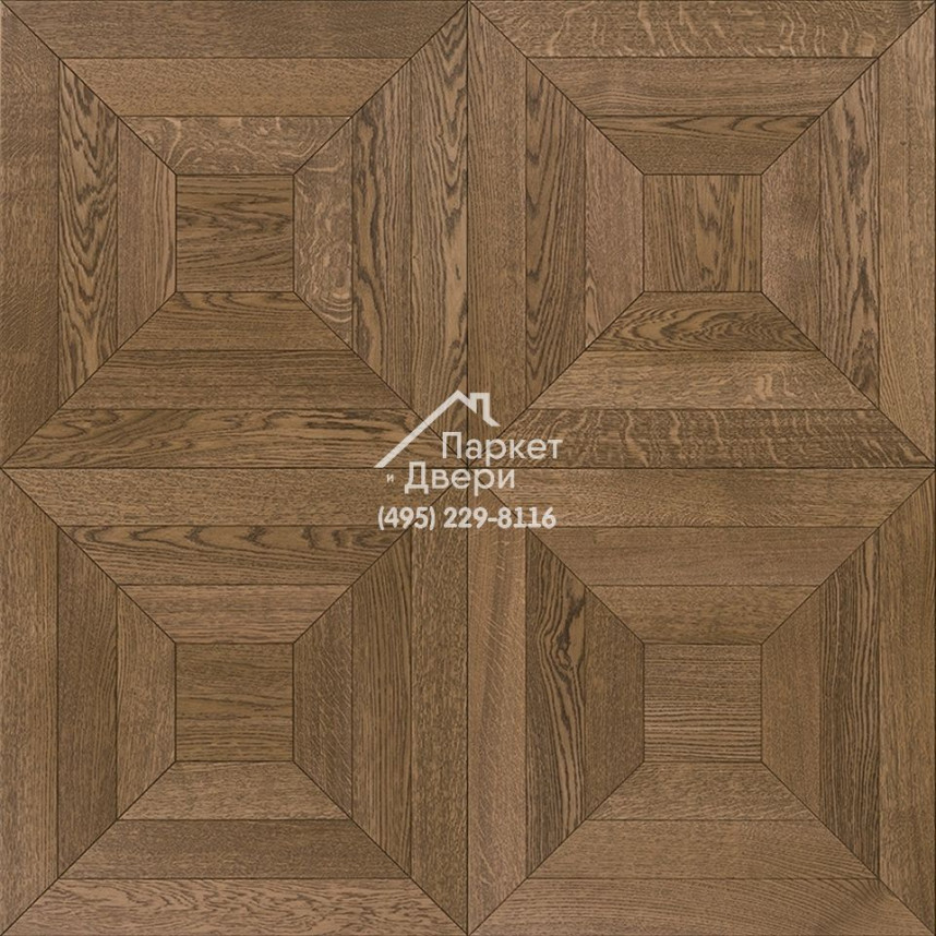 Модульный паркет Coswick Таттершел Дуб Кедр 1181-1281-10, Селект энд Бэттер, 635x635x19,05