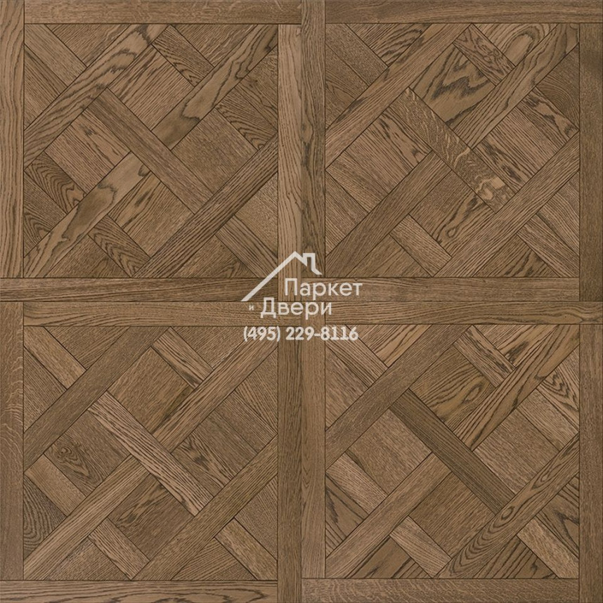 Модульный паркет Coswick Версаль Дуб Кедр 1143-1281-10, Селект энд Бэттер, 635x635x19,05