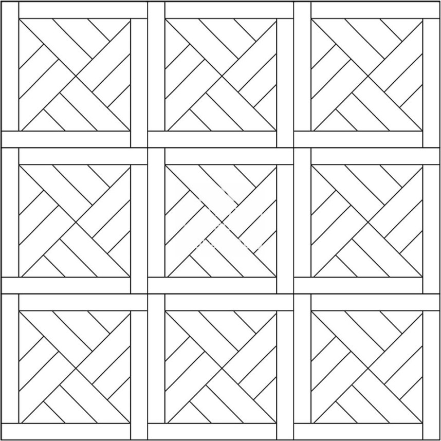 Модульный паркет Coswick Фонтенбло Дуб Женева 1160-1820-10, Селект энд Бэттер, 635x635x19,05