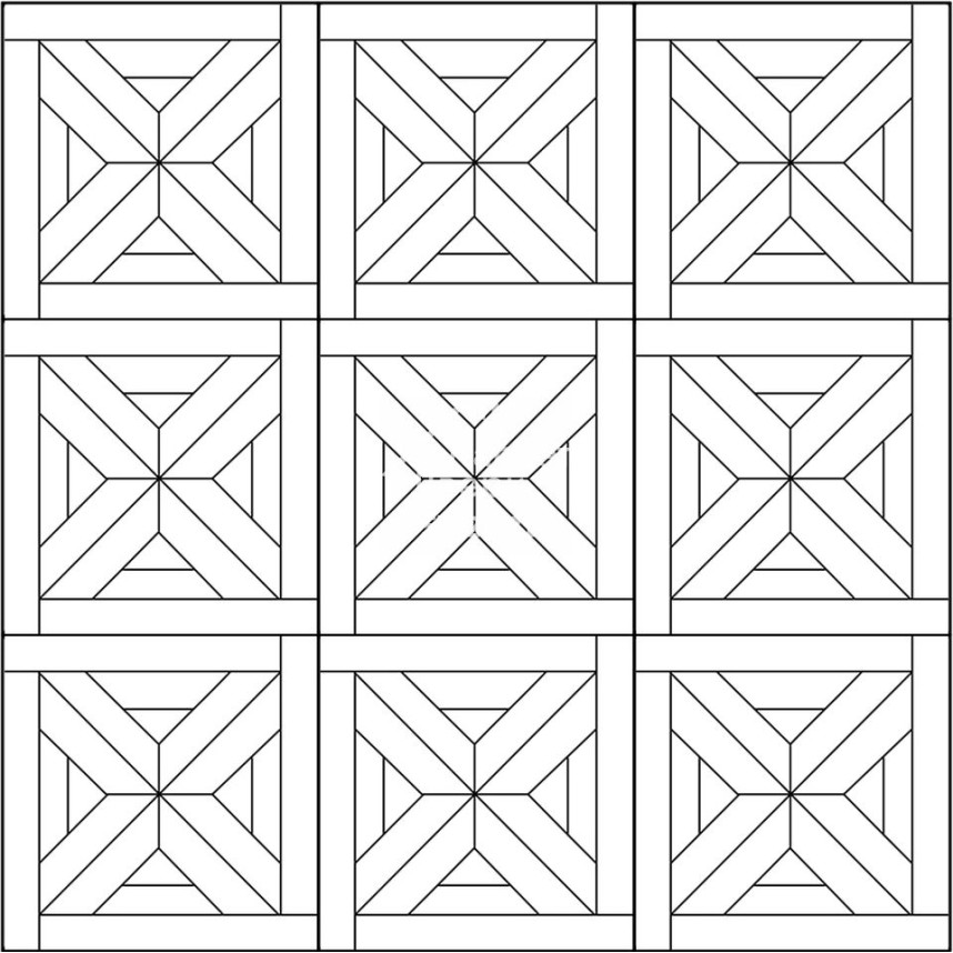 Модульный паркет Coswick Хелмсли Дуб Пастель 3-х слойный, 1157-1247-10, Селект энд Бэттер, 635x635x19,05