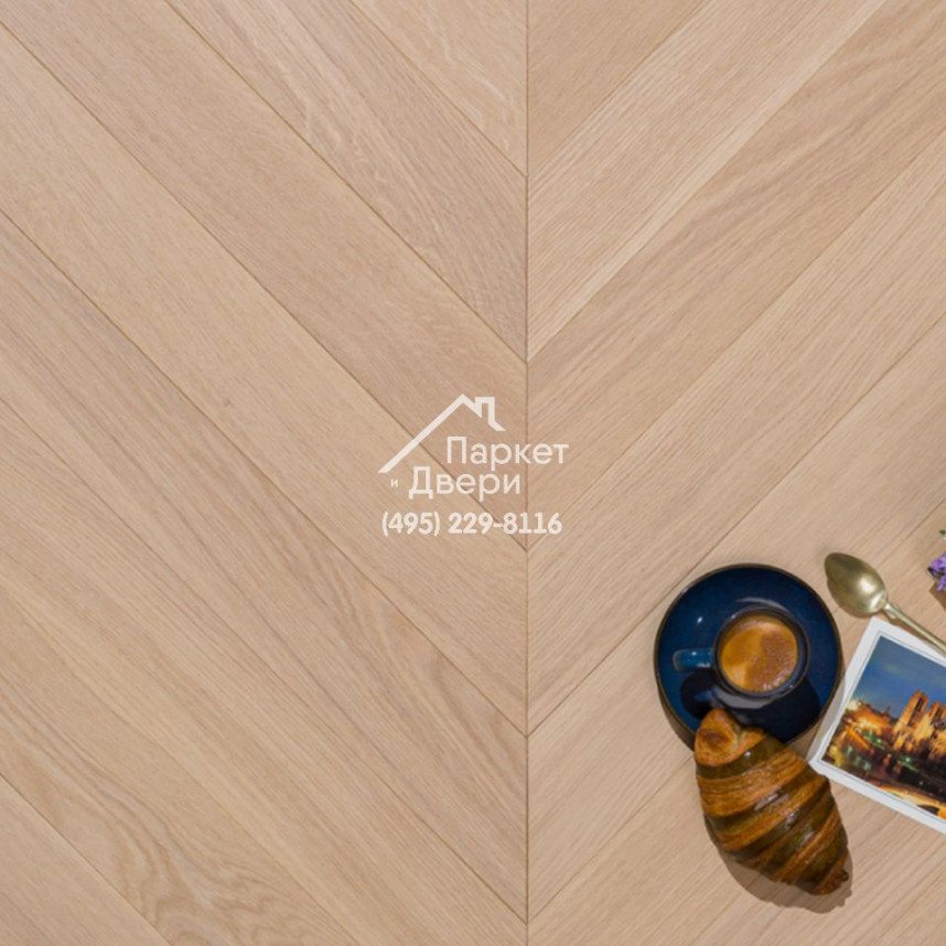 Паркет Французская Ёлка 60⁰ T&amp;G Coswick Титановый буфф 1123-1831-10, Селект энд Бэттер, 548x127x19,05-2