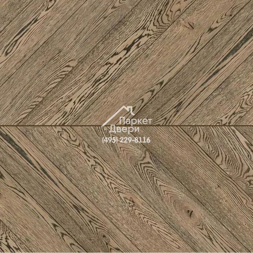 Паркет Французская Ёлка 60⁰ T&amp;G Coswick Дизайнерские решения Французский Гобелен / French Gobelin 1123-4249-30 548x127x19,05