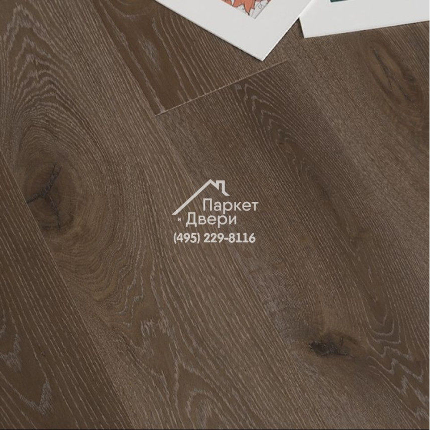 Паркет Французская Ёлка 60⁰ T&amp;G Coswick Дизайнерские решения Дымчатый топаз / Rauchtopaz 1123-4505-30 548x127x19,05