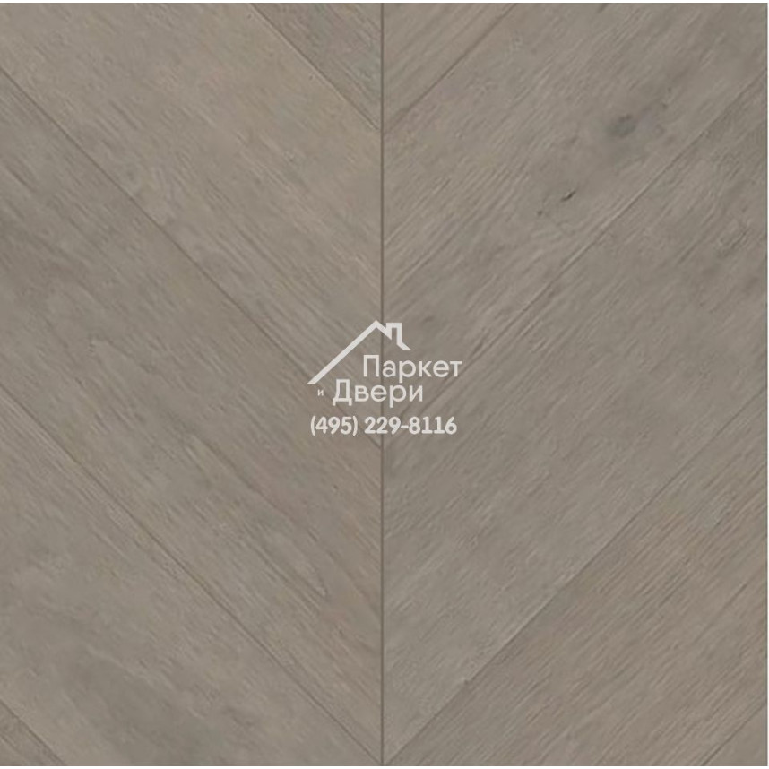 Паркет Французская Ёлка 60⁰ T&amp;G Coswick Оттенки серого Серый вельвет / Grey Velvet 1123-4574-20 548x127x19,05
