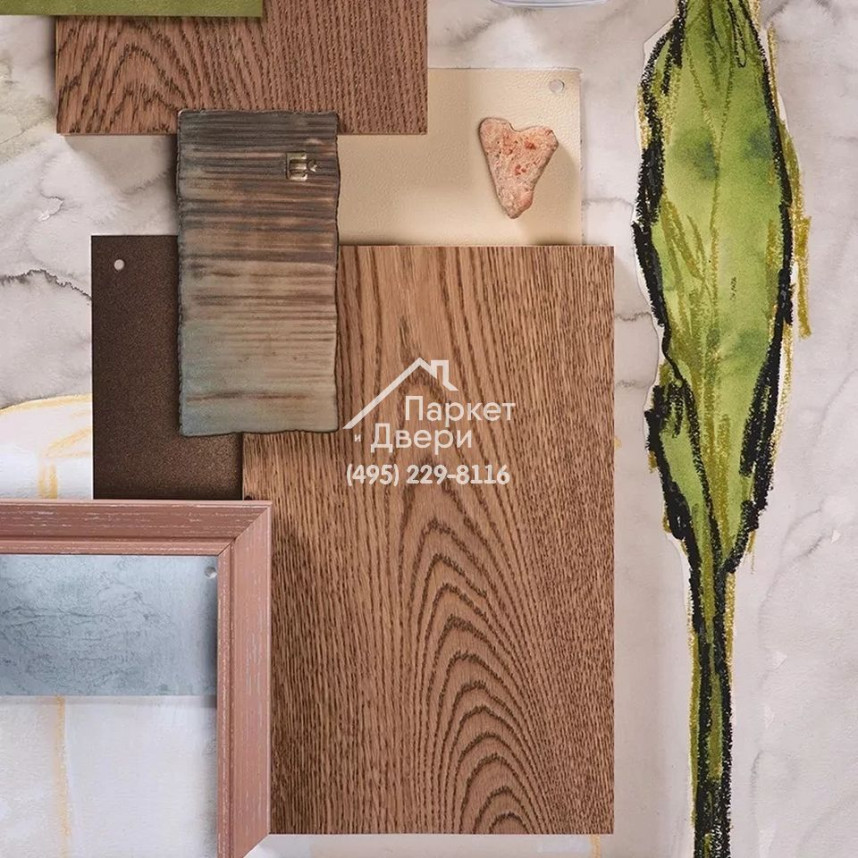 Паркет Французская Ёлка 45⁰ T&amp;G Coswick Натуральная палитра Соломенный / Straw 1134-4541-20 500x127x19,05