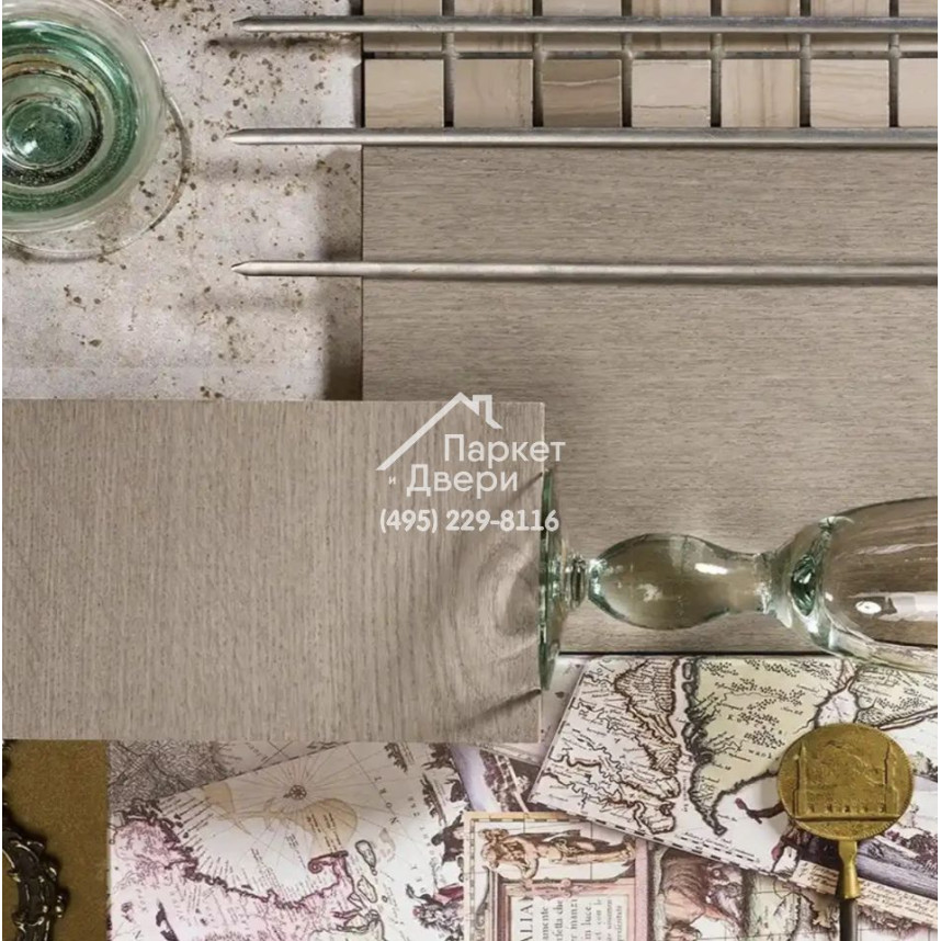 Паркет Французская Ёлка 45⁰ T&amp;G Coswick Оттенки серого Серый вельвет / Grey Velvet 1134-4574-20 500x127x19,05