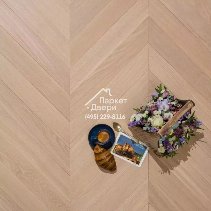 Паркет Французская Ёлка 45⁰ T&amp;G Coswick Титановый буфф 1169-1831-10, Селект энд Бэттер, 530x107,95x15-1