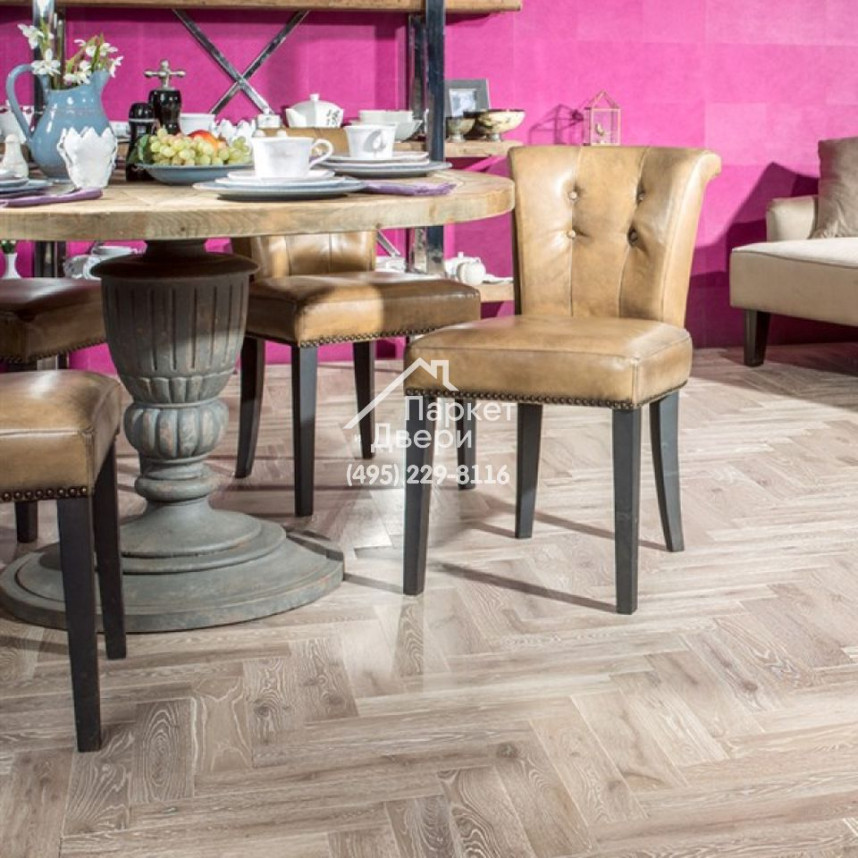 Паркет Английская Ёлка Coswick 90⁰ Серый кашемир 1171-4251-20, Таверн, 577.85x82.55x15-3