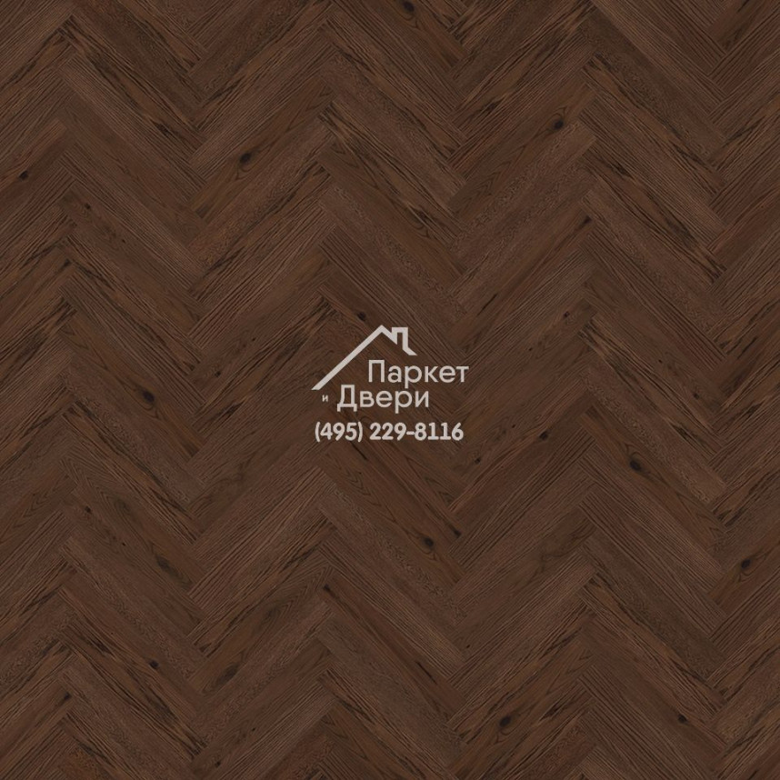 Паркет Английская Ёлка 90° Coswick Дуб Молочный шоколад 1122-4217-20, Таверн, 635x127x19.05