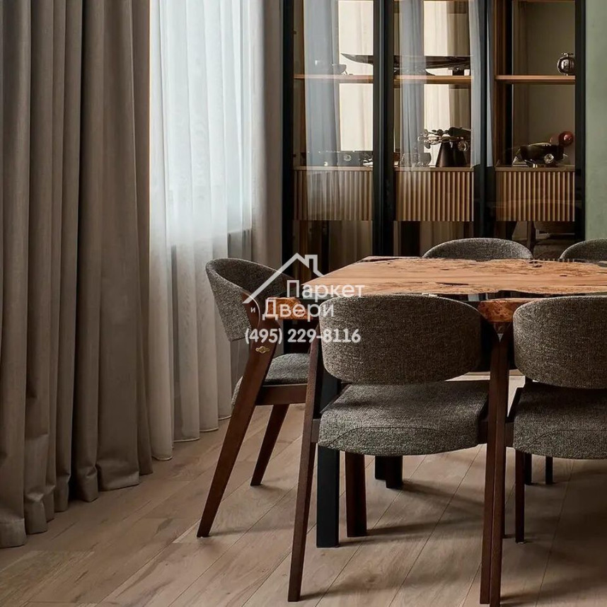 Паркетная доска Coswick Дуб Серый Дэви 1118-7855-20, Черектер, 1450…2950x300x19,05-2