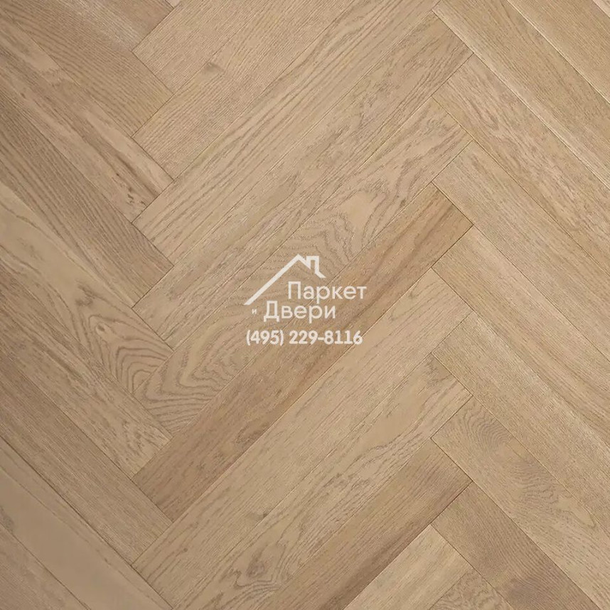 Паркет Английская елка 90⁰ Coswick Дуб Пастель 1174-1247-10, Селект энд Бэттер, 635x127x15-1