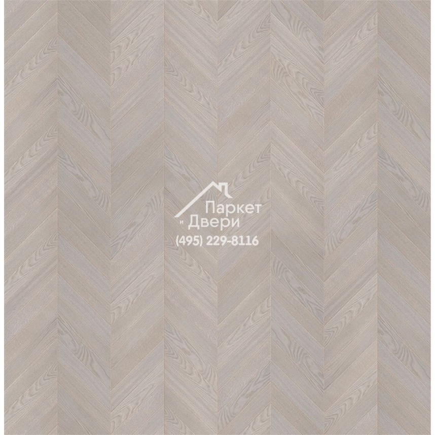 Паркет Французская Ёлка Coswick 60° Дуб Серая пейна 1176-1891-10, Селект энд Бэттер, 548x127x15