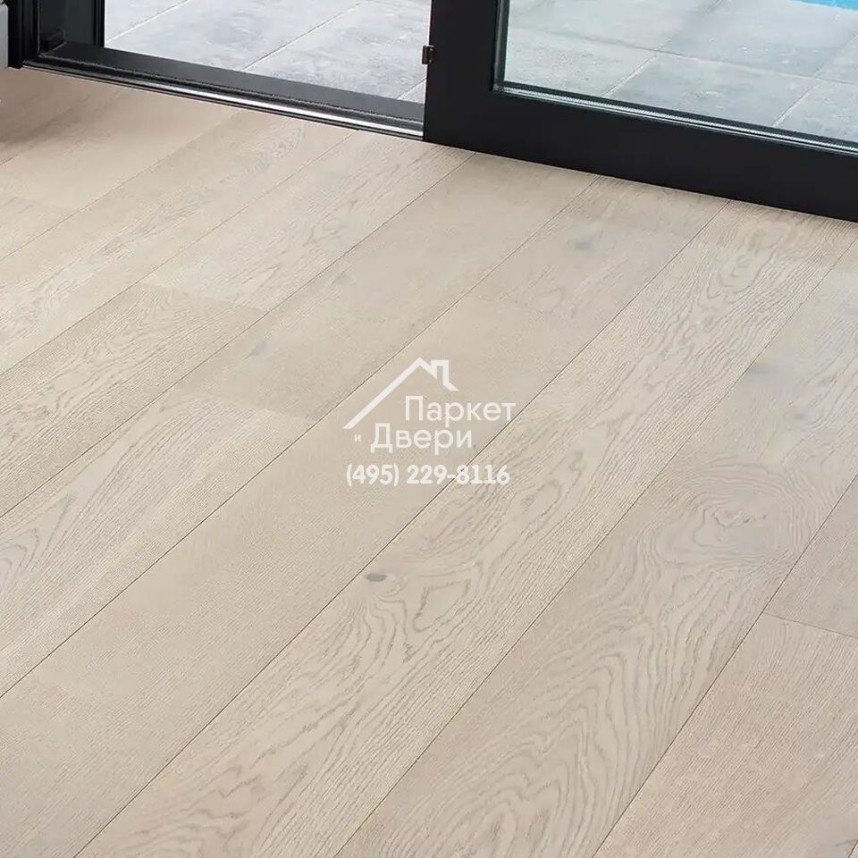 Паркет Французская Ёлка Coswick 60° Дуб Подснежник 1176-1893-10, Селект энд Бэттер, 548x127x15-1