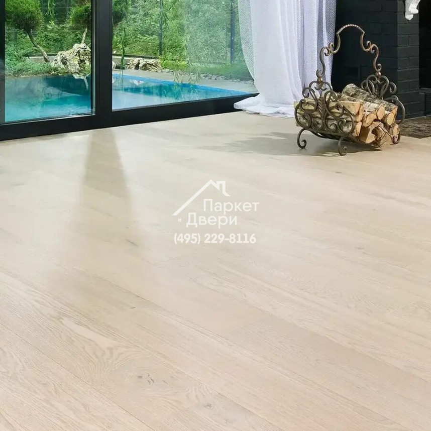 Паркет Английская елка 90⁰ Coswick Дуб Подснежник 1168-1893-10, Селект энд Бэттер, 647.7x107.95x15-2