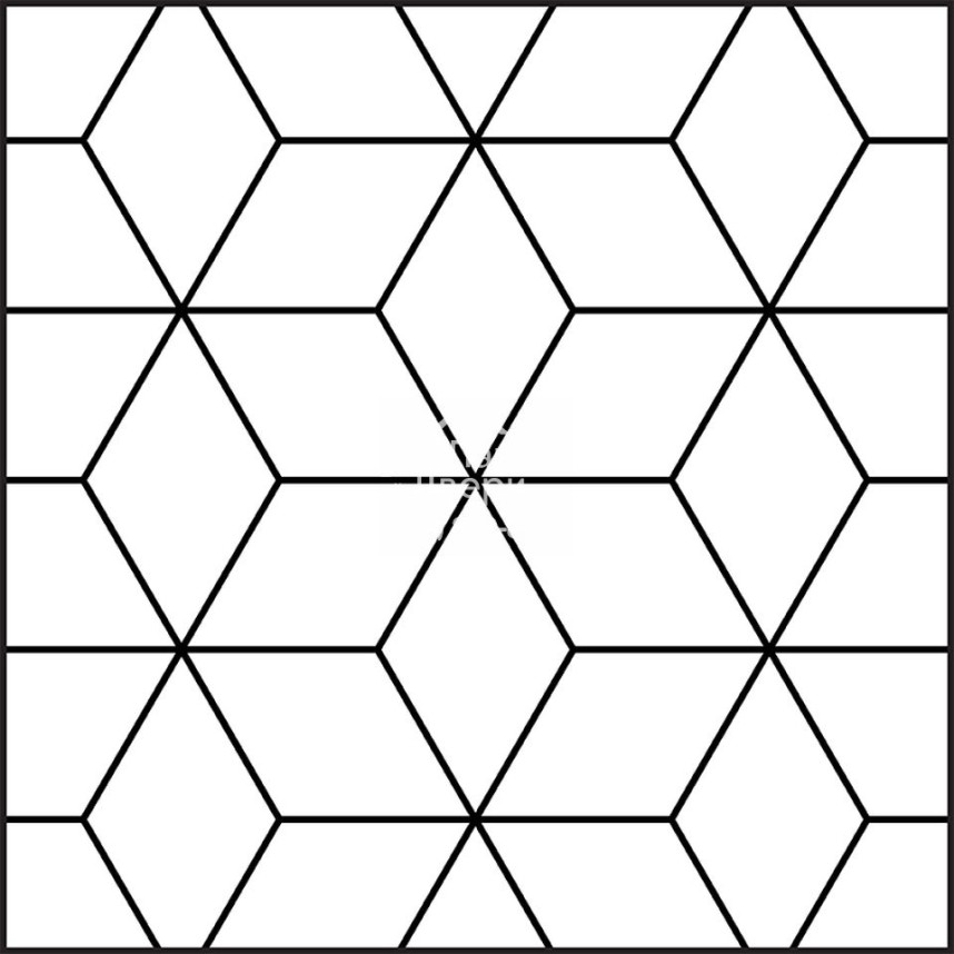 Мозаичный паркет Coswick Ромб Дуб Амбарный, 1197-3814-20, 1 Коон, 220x190x15