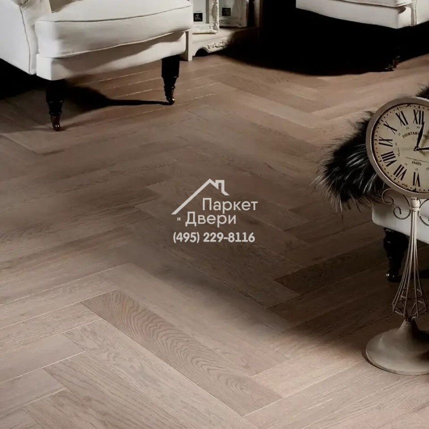 Паркет Английская елка Coswick 90⁰ Дуб Шамбор 1151-1215-10, Селект энд Бэттер, 330.2x82.55x15-1