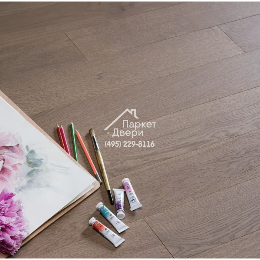 Паркетная доска Coswick Дуб Серый шпинель, 1166-3867-10, 1 Натур, 2950x300x19.05